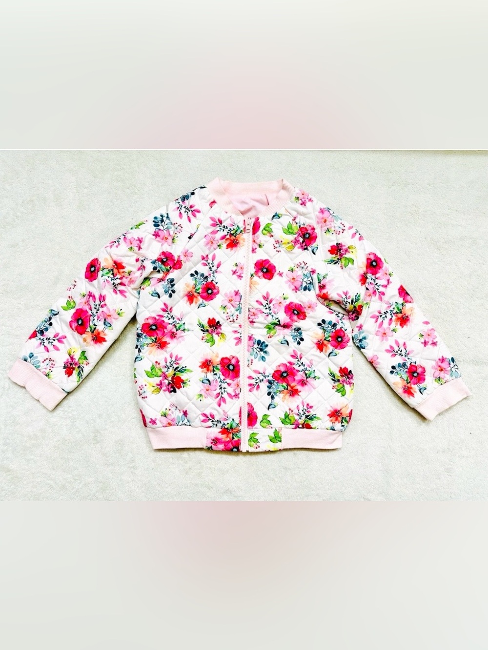 YKK Girls Jacket Size 4 Years Very Cute Two Sides Excellent Condition